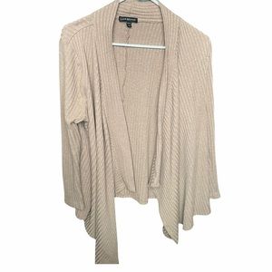 Lane Bryant Ribbed long sleeve open front cardigan Size 14/16